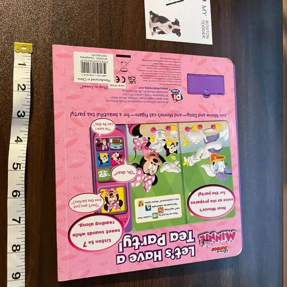 5/$20Disney Junior Minnie Let's Have a Tea Party! Sound Book GUC - Picture 4 of 4